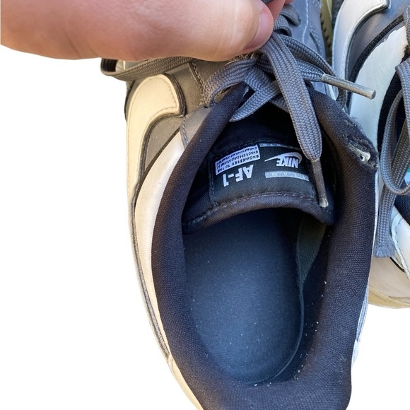 Nike Air Force 1 LV8 2 Dark Gray Charcoal Size 10 - Picture 15 of 15